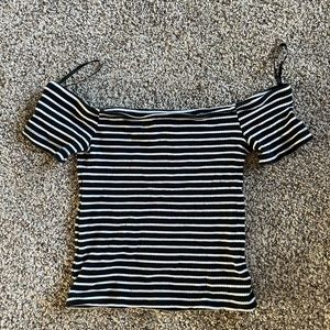 Summer crop top/off the shoulder